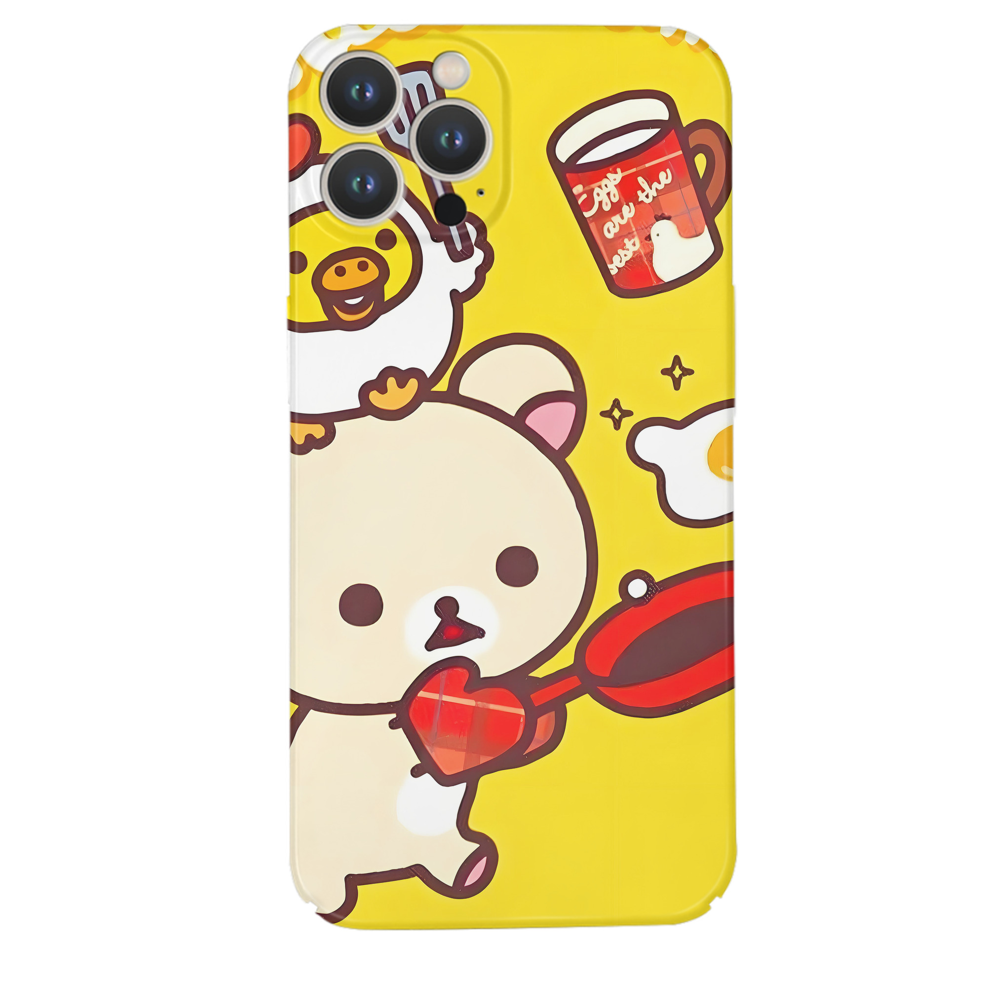 （画像用） リラックマ リラックマ キイロイトリ Rilakkuma Korilakkuma Kiiroitori 【iPhone 14シリーズ対応】ハードケース